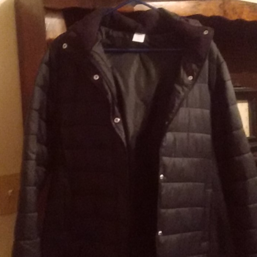 Never Worn black parka jacket